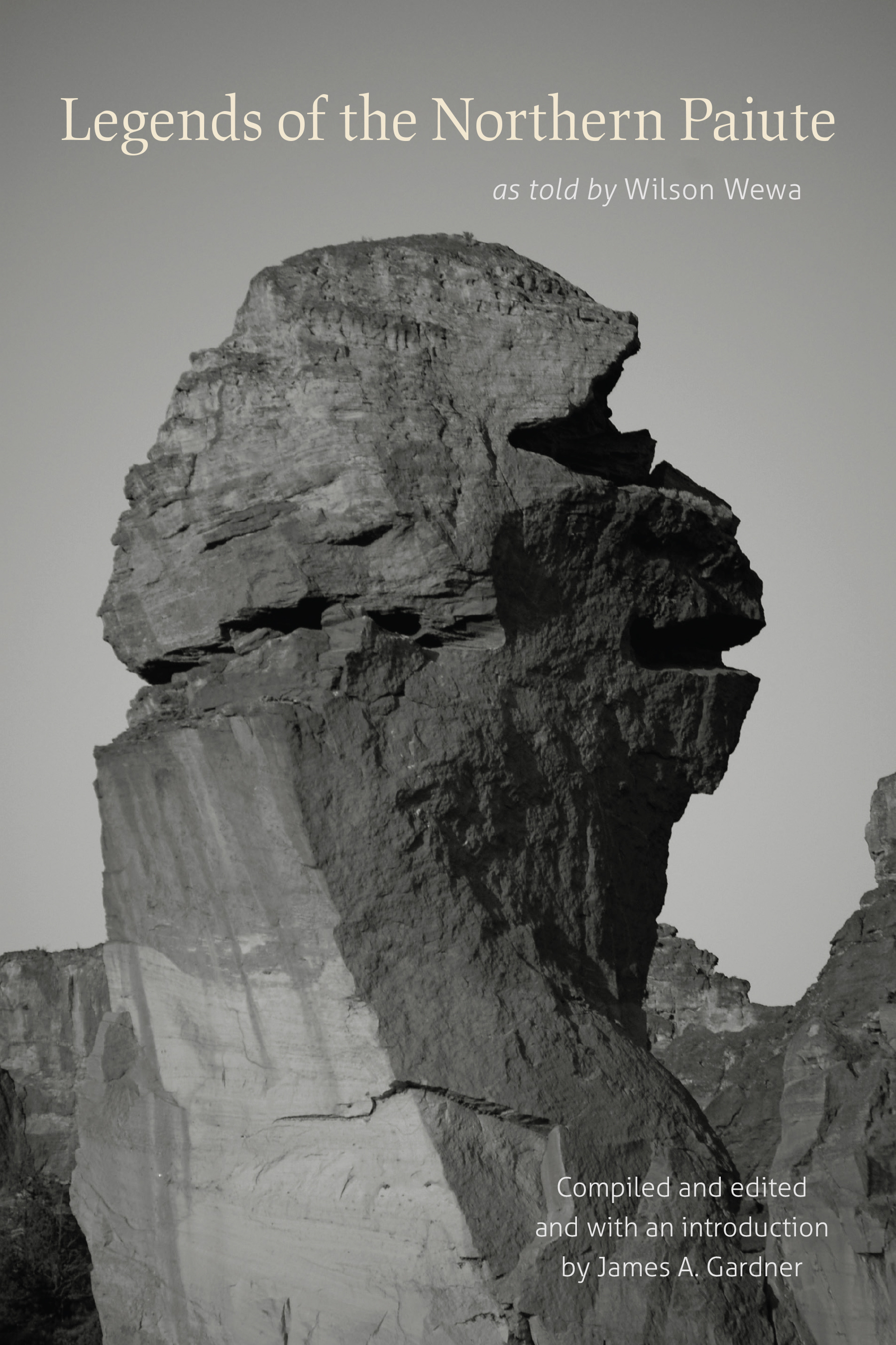 Book cover featuring Smith Rock pinnacle, known as Monkey Face or to the Paiute in Central Oregon as Numuzoho the Cannibal
