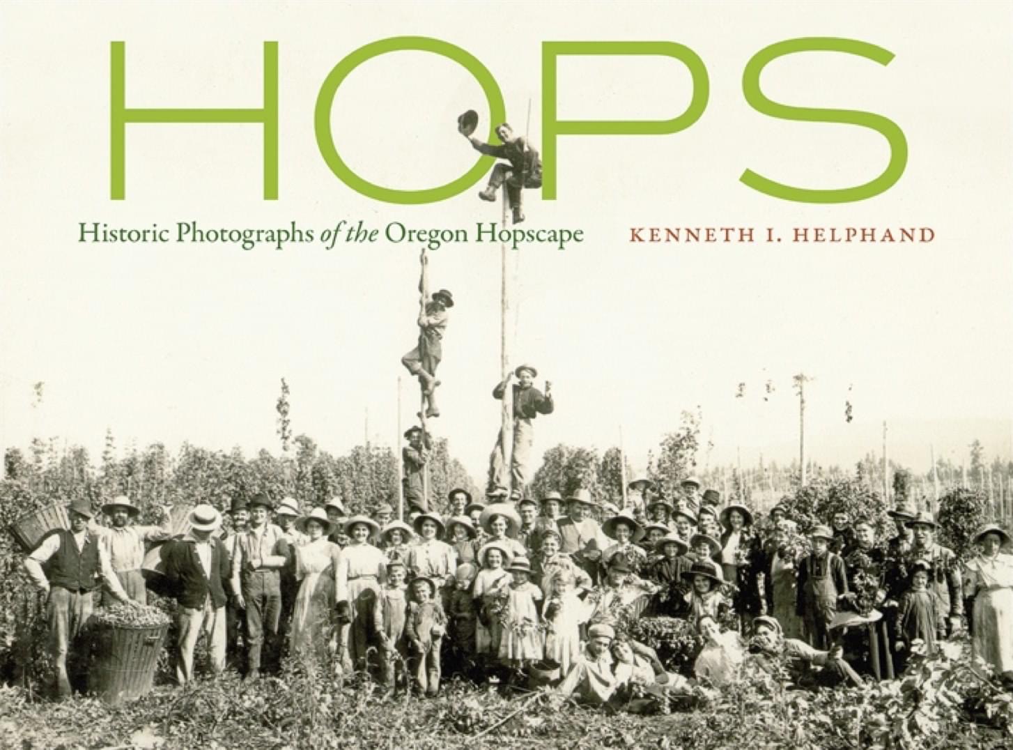 Pickers with men on poles, 1930
